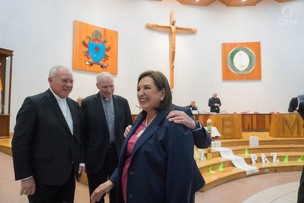 Xóchitl Gálvez ante el episcopado mexicano: afinidad con los valores cristianos y compromiso de ayuda a la familia