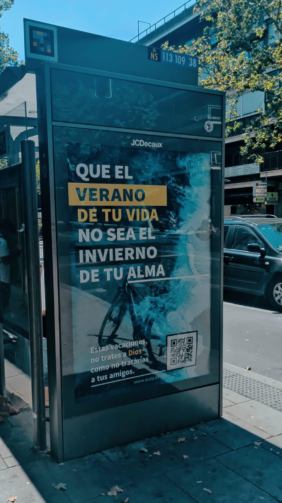 “Que el verano de tu vida no sea el invierno de tu alma”, impresionante campaña en calles españolas