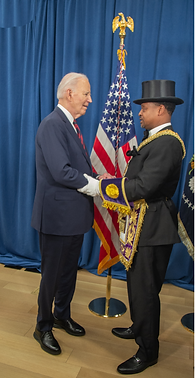 Fotografías: Joe Biden se unió formalmente a la masonería un día antes de dejar de ser presidente de Estados Unidos